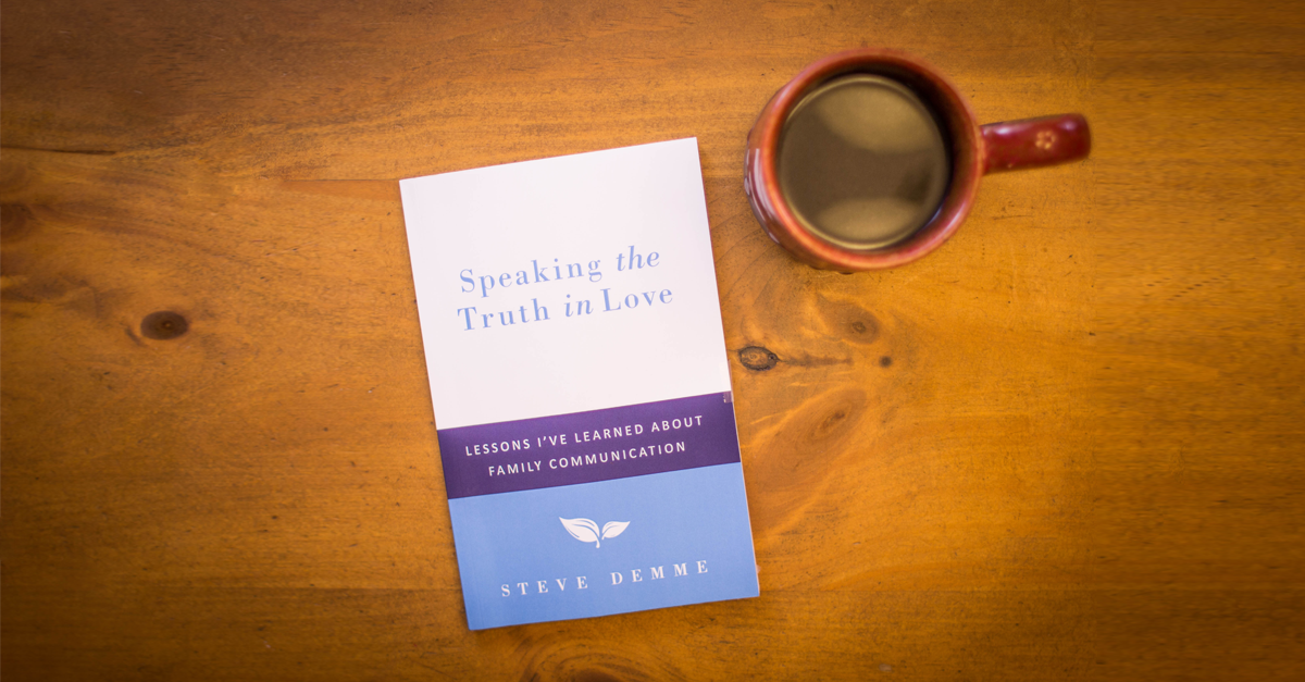 Learn more about Steve Demme's new Building Faith Families book Speaking the Truth in Love.