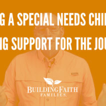 This workshop is Steve’s testimony of the last thirty years as the father of a child with special needs. He shares what his family has learned as a result of Johnny’s disability, and the special, rewarding, and joyful role he has played in their lives. Even in the difficult experiences of life, God proved faithful. His grace sustained them and brought good out of their struggles and disappointments.